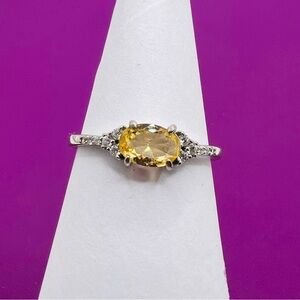 Bomb Party - .925 Sterling Silver - Citrine Ring